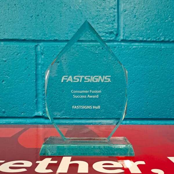 An image of the 2025 Consumer Fusion Success Award.